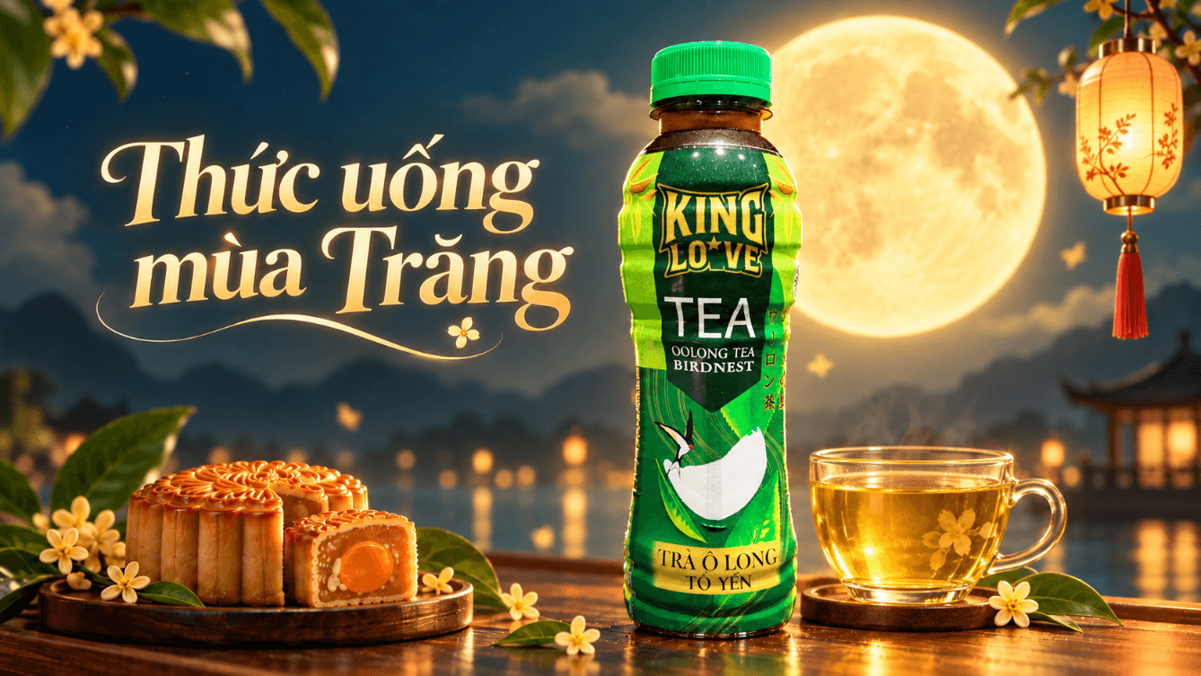 KINGLOVE – TRÀ OLONG TỔ YẾN: HƯƠNG VỊ TINH TẾ CHO NHỮNG KHOẢNH KHẮC THƯỞNG TRÀ